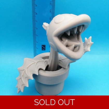 COMING SOON - Super Mario - Piranha Plant statue -resin 3D printed COMING SOON - Super Mario - Piranha Plant statue -resin 3D printed